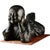 Laughing Baby Buddha Statue W/ Bamboo Mat Cast Resin & Fiberglass For Sale In Cincinnati - Image 6 of 13