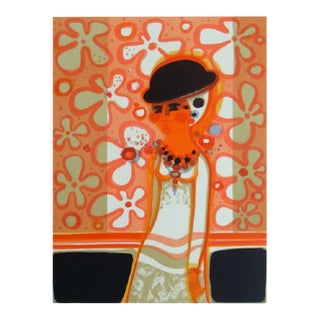 Frédéric Menguy 1975 - Les Angéliques - Rêverie Signed Lithograph For Sale