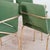 Hollywood Regency Chairs in Green Fabric and Gold Metal, 1970s, Set of 4 For Sale - Image 10 of 14