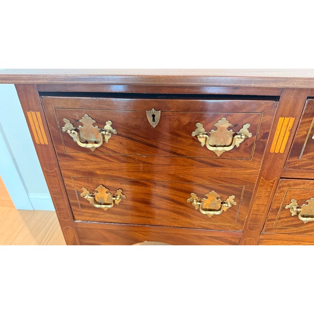 Early 20th Century Federal Revival Flame Mahogany Sideboard With Inlay For Sale - Image 18 of 18