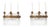 Mid 20th Century French Empire Style Gilt Wrought Iron Sconces, 2 For Sale
