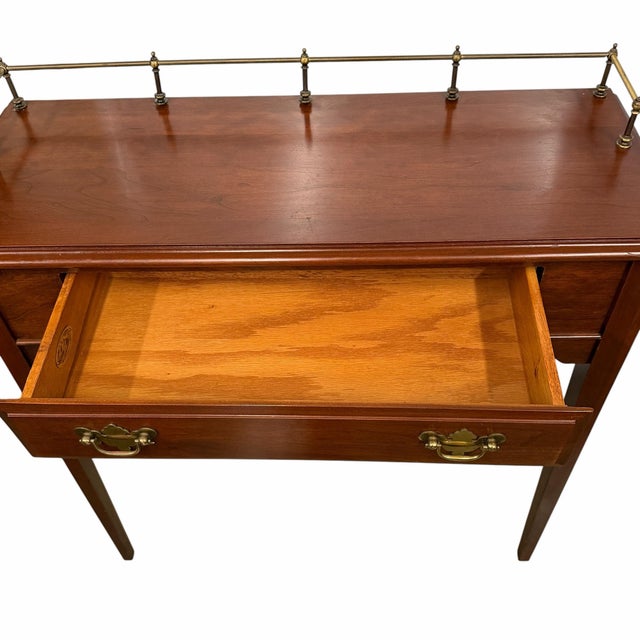 Wood Vintage Hitchcock Writing Desk For Sale - Image 7 of 12