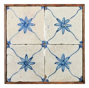 Framed Set of 18th Century Portuguese Tiles
