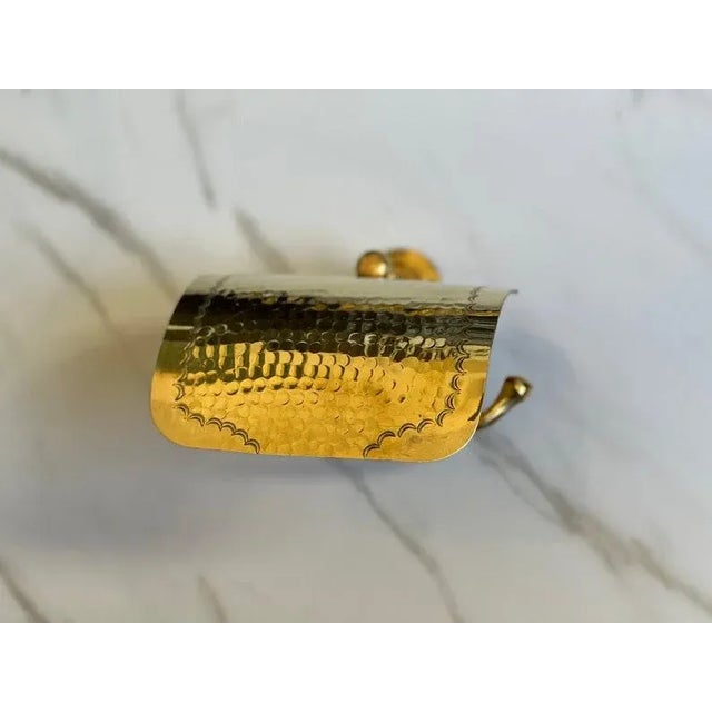 Moroccan Moroccan Brass Toilet Paper Holder For Sale - Image 3 of 4