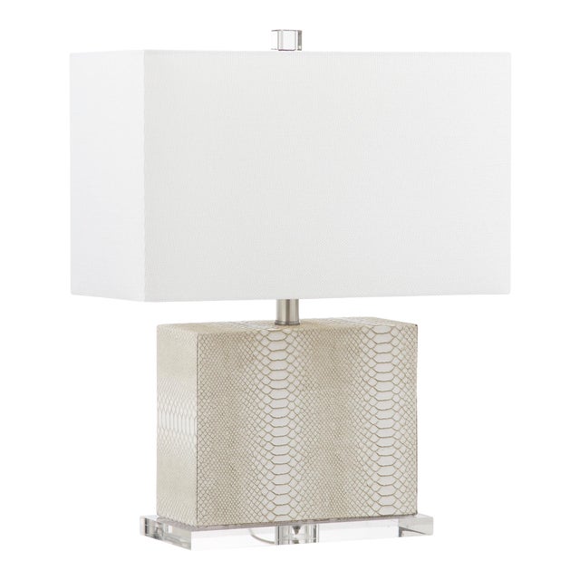 20.5-Inch H Table Lamp - Cream For Sale