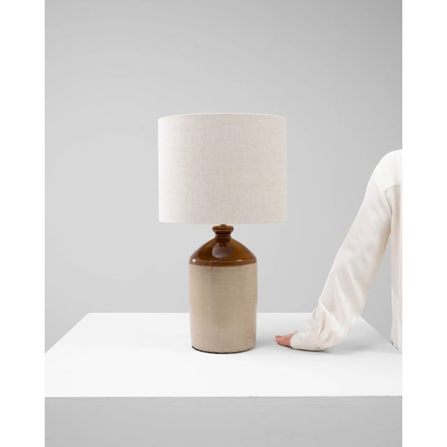 Mid 20th Century 20th Century English Ceramic Jug Table Lamp For Sale - Image 5 of 18