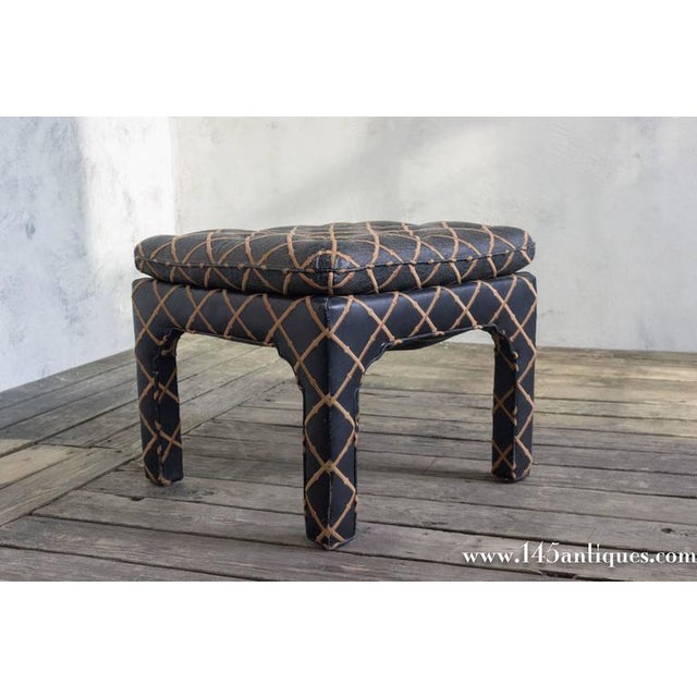 1970s Contemporary Square Tufted Benches - a Pair For Sale In New York - Image 6 of 8