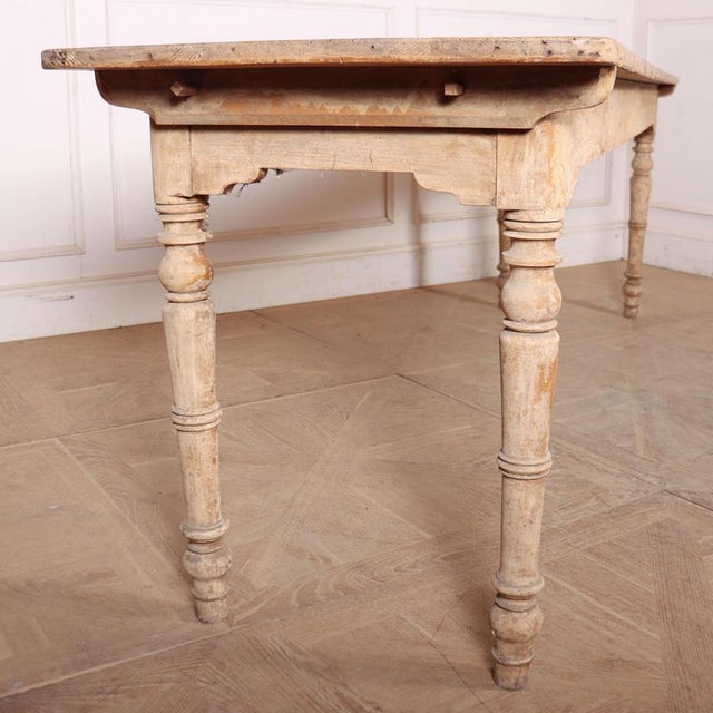 Large Italian Painted Console Table For Sale - Image 3 of 9