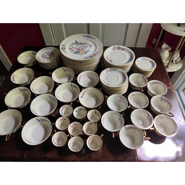 is Antique Rosenthal Ivory Bavaria "Phoenix" Patterned Dishware is in Excellent Condition and a Beautiful Collection!!...