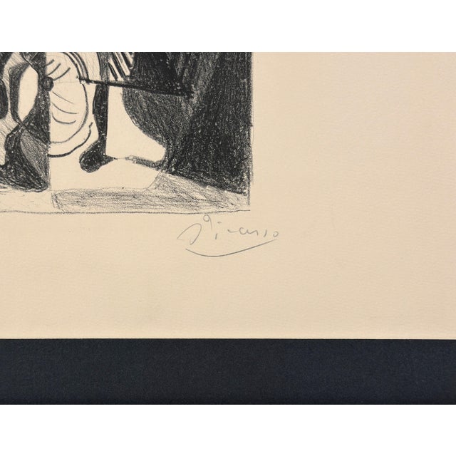 Lithograph on Van Gelder wove paper. Hand signed lower right by Pablo Picasso. Hand numbered 41/100 lower left. Bloch 74;...
