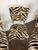 Vintage Chrome Dinette Chairs in Tiger Chenille - Set of 3 For Sale - Image 4 of 10