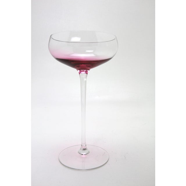 Art Nouveau Champagne Glasses, Set of 6 For Sale - Image 5 of 7