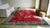 1920s Red Scarlet Foliate Antique Chinese Art Deco Carpet 9'2" X 12'8" Knotted Wool Rug For Sale - Image 12 of 13