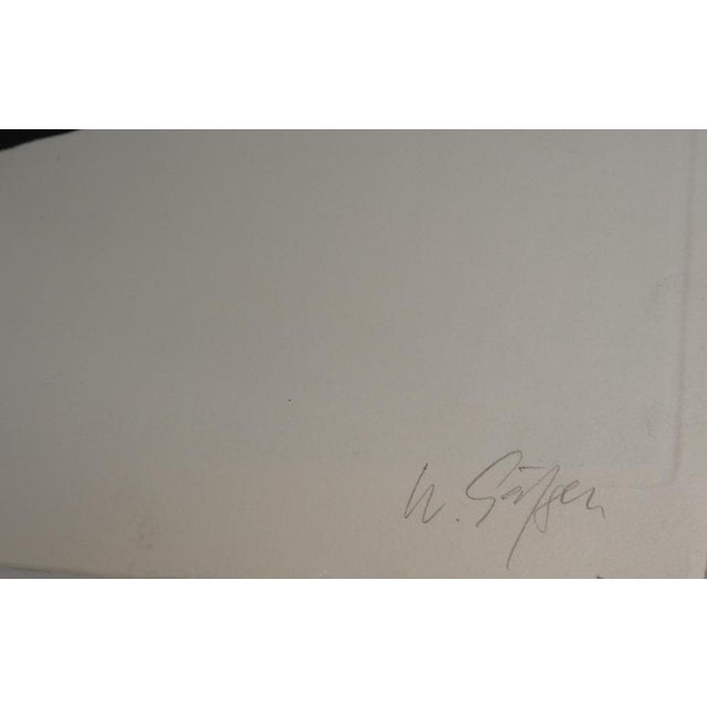 Wolfgang Gäfgen, Coat, 1975, Original Aquatint Etching For Sale - Image 5 of 6
