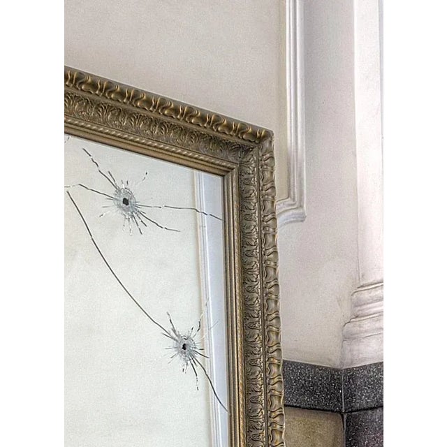Not Yet Made - Made To Order Seven Years Wall Mirror with Gold-Plated Wooden Frame by Barberini & Gunnell For Sale - Image 5 of 8
