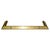 Late 19th Century Antique Arts and Crafts Brass Fender with Green Enamel Cabochon, 1880 For Sale - Image 5 of 5