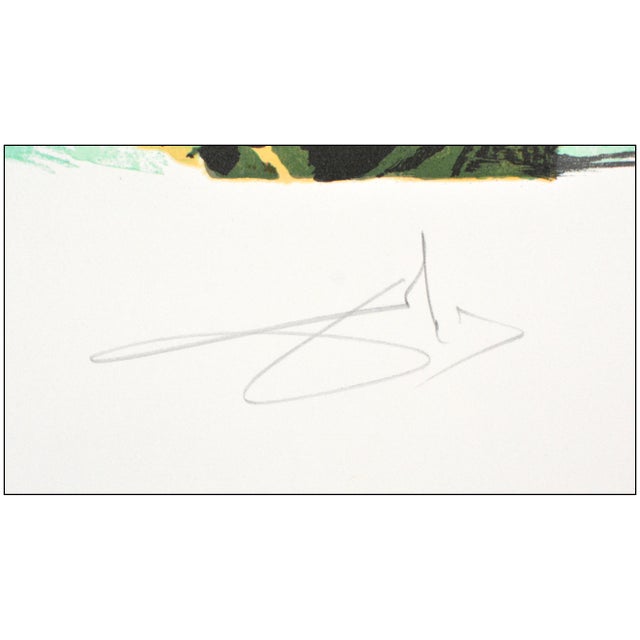 Surrealism 1979 Plate O, From l'Art d'Aimer Surrealist Orange Lithograph Salvador Dalí For Sale - Image 3 of 5