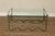 Modernist Glass Top Wrought Iron Coffee Table For Sale - Image 12 of 17