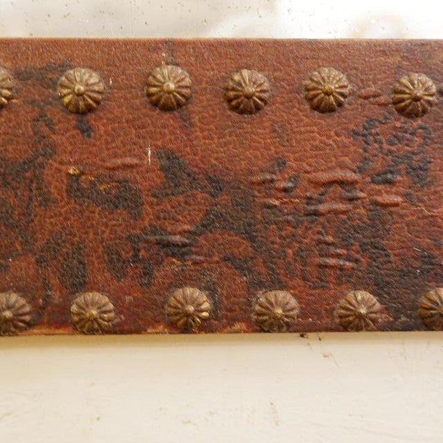 Glass Mid-Century Flower Studded Mirror For Sale - Image 7 of 10