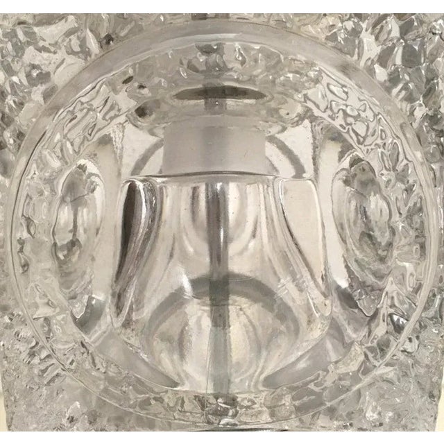Glass Glass Ice Cube Lamps from Peill & Putzler, Set of 2 For Sale - Image 7 of 9
