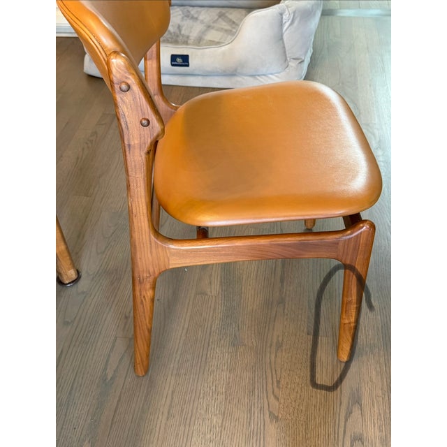 1950s Genuine Erik Buch Model 49 Teak Danish Chair a-S Od Mobler For Sale - Image 17 of 17