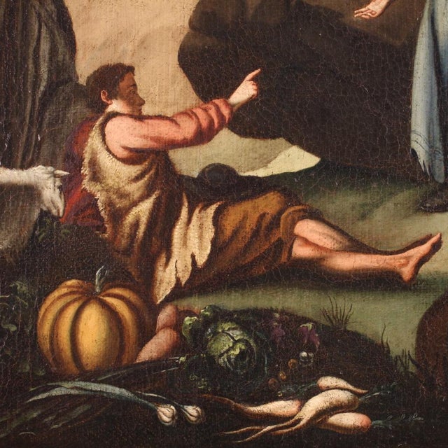 Italian Artist, Pastoral Scene, 1750, Oil on Canvas, Framed For Sale - Image 13 of 16