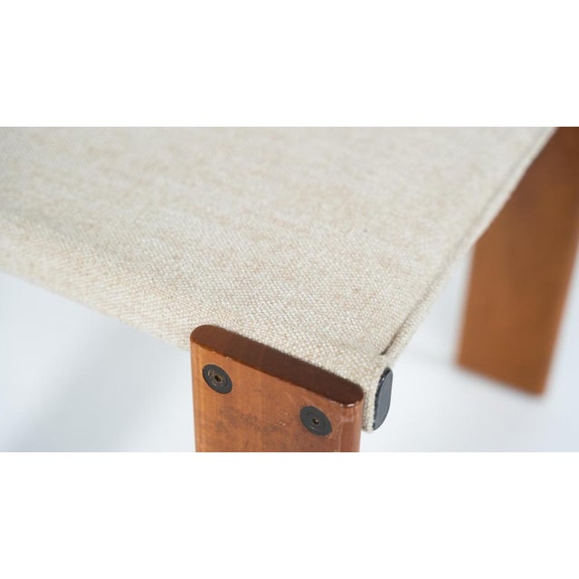 Monk Dining Chair attributed to Afra & Tobia Scarpa for Molteni, 1970s For Sale - Image 12 of 18