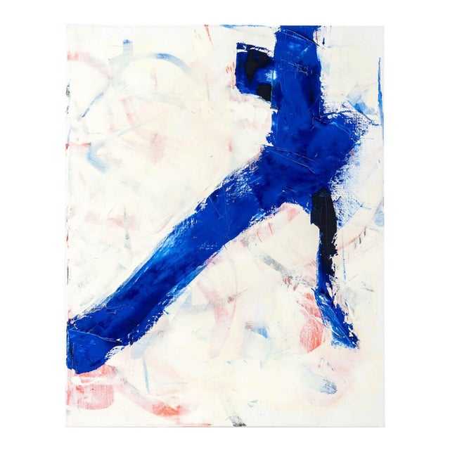 Robert O'Meara Abstract Composition in Blue Oil For Sale
