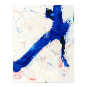 Robert O'Meara Abstract Composition in Blue Oil