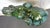 1970's Hollywood Regency Large Green Glaze Ceramic Elephant Symbolizing Good Fortune and Positive Energy For Sale - Image 9 of 14