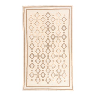 Vintage Indian Dhurrie Rug, 04'09 X 08'00 For Sale