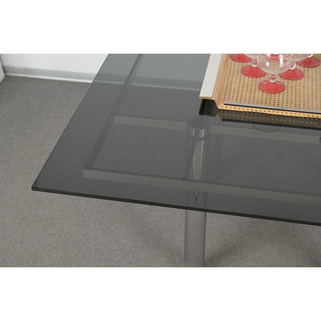 Andre Dining Table in Chrome & Smoked Glass attributed to Tobia Scarpa for Gavina, Italy, 1968 For Sale - Image 14 of 18