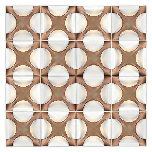 Composition of Oyster Wall Lamps by Rolf Krüger, 1960s, Set of 16 For Sale - Image 10 of 10