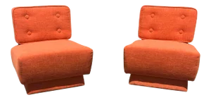 Mid Century Modern Club Chairs