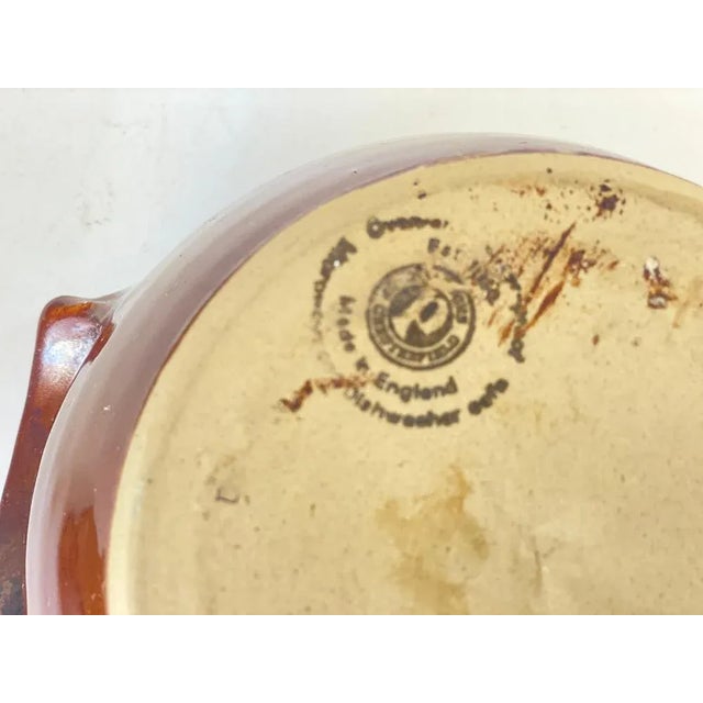 Brown Glazed Stoneware Soup Tureen with Lid, England, 1950 For Sale - Image 3 of 9