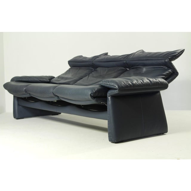 Modern Three-Seater Leather Sofa from Erpo Int., 2000s For Sale - Image 3 of 18