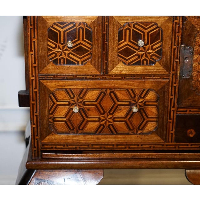 Antique Japanese Marquetry Game Table, 1800s For Sale - Image 3 of 18