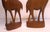 Mid-20th Century Kamba Wood Carving Pair Standing Gazelle/Antelope Figurines VTG / 2 For Sale In Dallas - Image 6 of 6