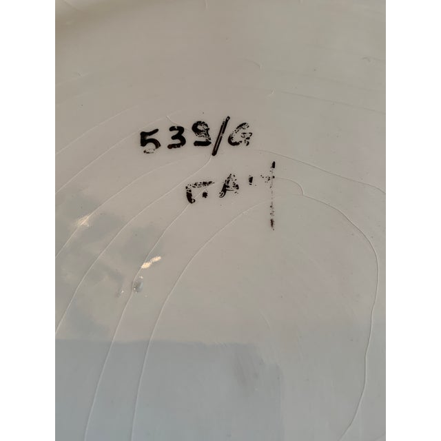 White Mid Century Italian Green & White Pottery Tureen by Bassano For Sale - Image 8 of 12