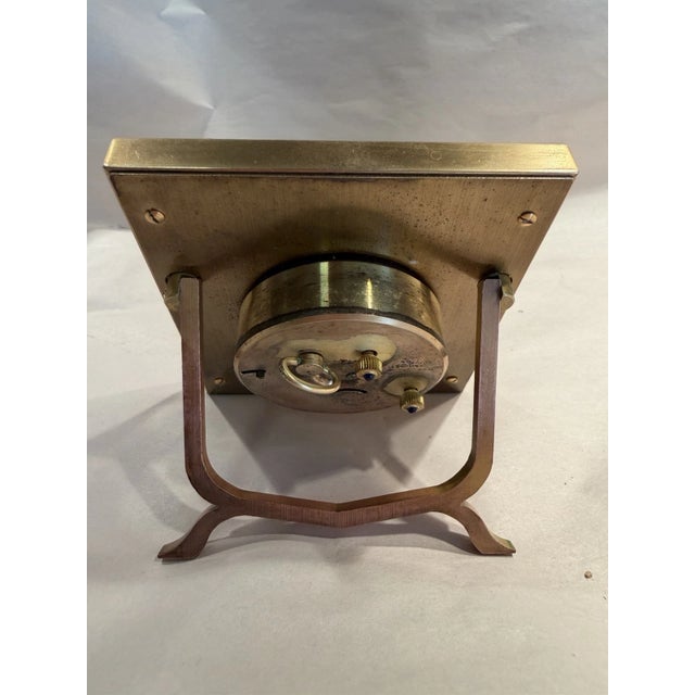 Mid-Century Modern 1960s Gucci Lapis Lazuli Desk Clock With Alarm For Sale - Image 3 of 10