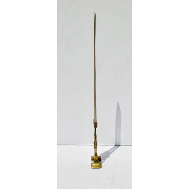 Arts and Crafts Brass Letter Opener For Sale - Image 4 of 7