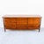 Restored 1950s Mount Airy Walnut & Brass Sculptural Mid Century Lowboy Dresser, Attributed For Sale - Image 9 of 12