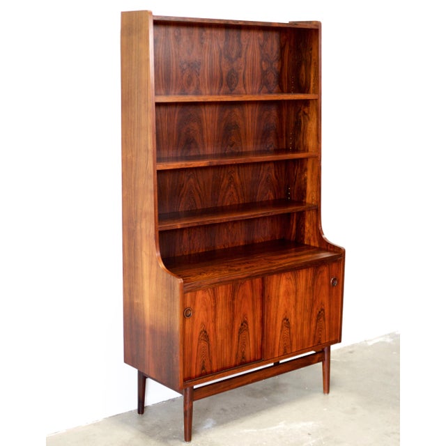 Mid-Century Modern 1950s Nexø Møbelfabrik Rosewood Bookcase Designed by Johannes Sorth For Sale - Image 3 of 10