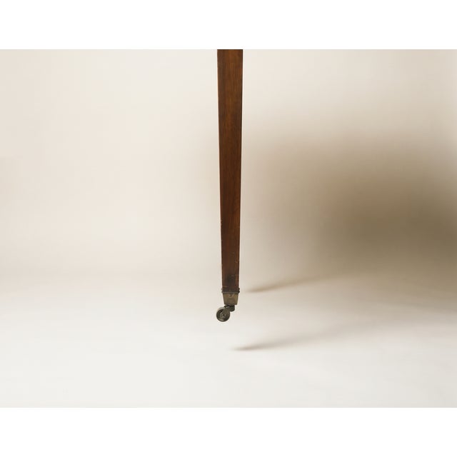 Flame Mahagony "Carlton" Edwardian Desk 1920's For Sale - Image 13 of 15