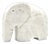 Postmodern Marble Indian Elephant Figurine, 1990s For Sale
