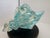 Vintage Hand-Blown Italian Glass Conch Shell Sculpture – Blue Swirl Aventurine Art For Sale - Image 4 of 16