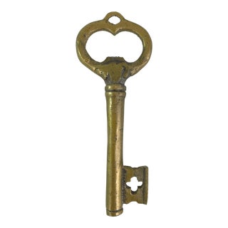 1940s Brass Key Bottle Opener For Sale