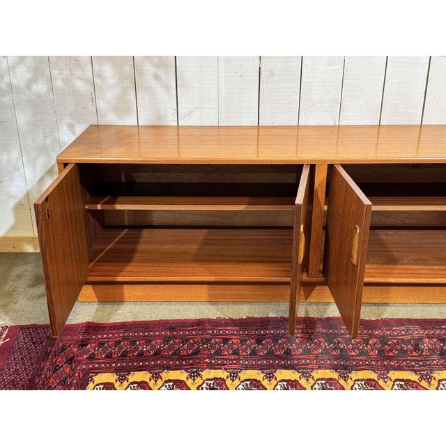 English Four-Door Sideboard in Teak by G-Plan,, 1970s For Sale - Image 6 of 12