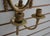Maitland - Smith Pair of Maitland Smith Neoclassical Brass Candelabra Sconces For Sale - Image 4 of 10