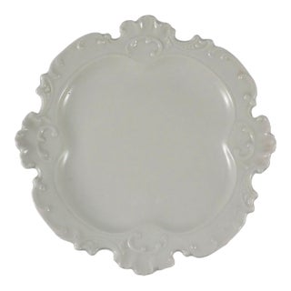 Vintage French Gda White Porcelain Trinket Dish For Sale